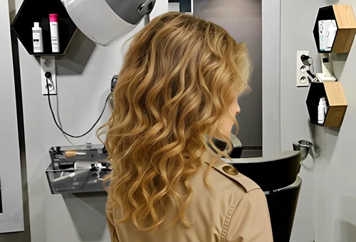 Brushing cheveux longs
