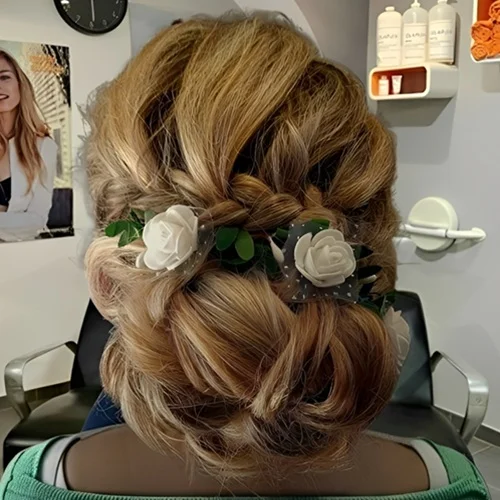 Coiffure de mariage pour femme